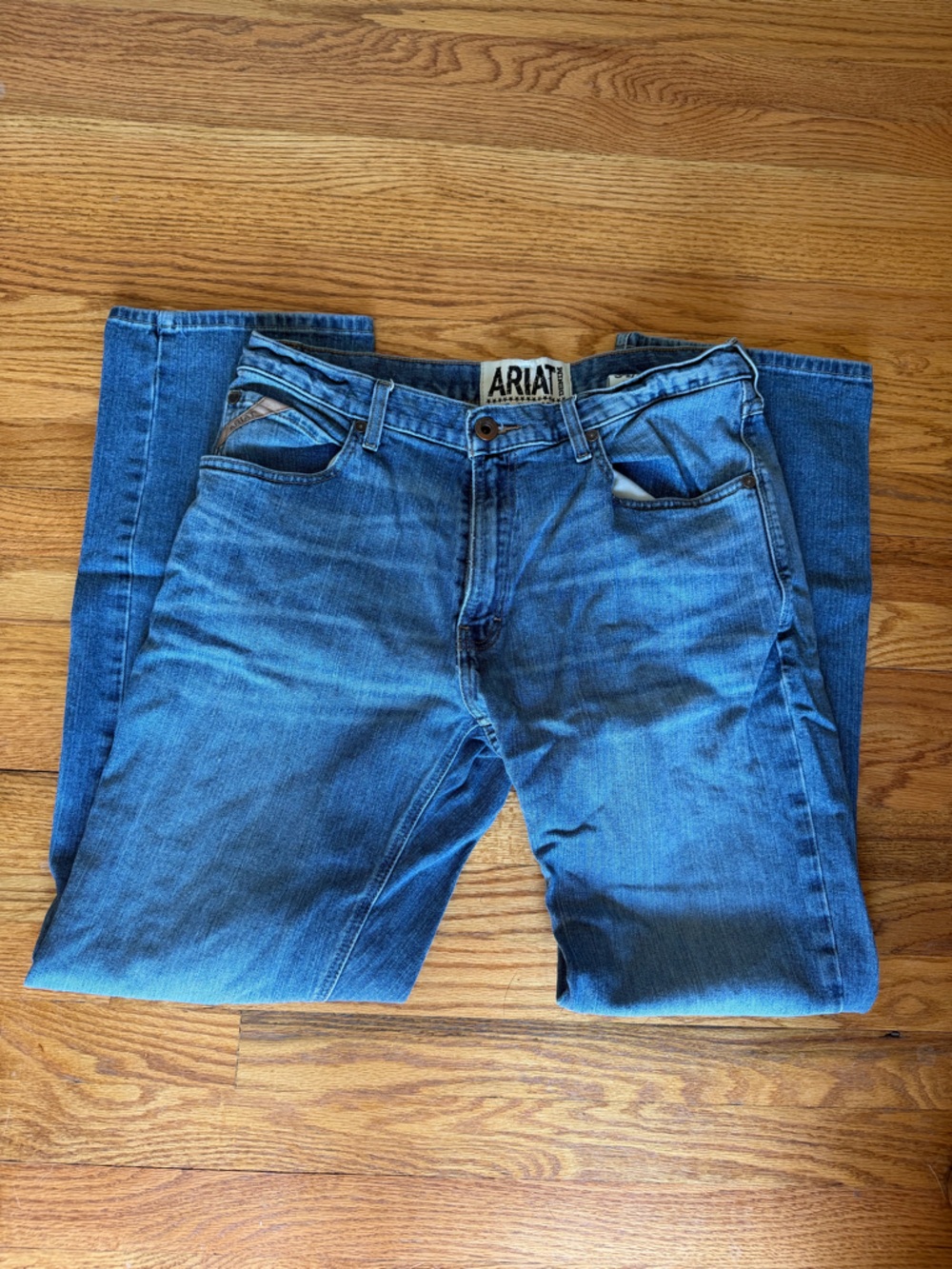 Ariat Men's Blue Denim Jeans - Picture 2 of 3